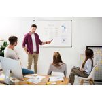 Bi-Office Maya Whiteboard Enamel Surface 60x45cm CR0401170