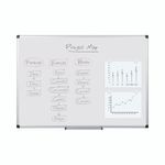 Bi-Office Maya Whiteboard Enamel Surface 120x120cm CR1701170