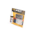 Bi-Office Drywipe Non-Magnetic Whiteboard Kit KT0707