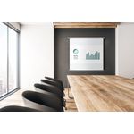 Bi-Office Wall Projection Screen Manual Retraction 244x244cm 9D006011