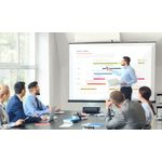 Bi-Office Tripod Projection Screen 1250x1250mm Black 9D006028