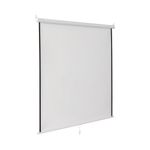 Bi-Office Wall Projection Screen Manual Retraction 150x150cm 9D006030