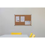 Bi-Office Maya Cork Noticeboard 600x450mm