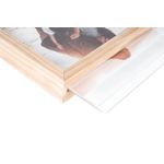 Bi-Office Floating Photo Frame Double Acrylic Pine Frame 10x15cm FP21960121-999