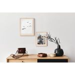 Bi-Office Floating Photo Frame Double Acrylic Pine Frame 10x15cm FP21960121-999