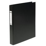 Elba 25mm 2 O-Ring Binder A4 Black Pack of 10 400001512