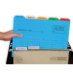 Oxford 5 Tabbed Folder A4 Assorted (5 Pack) 100330160