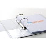 Elba Panorama 65mm 2 D-Ring Binder A4 White Pack of 4 400008048