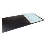 Elba Panorama 40mm 4 D-Ring Binder A4 Black Pack of 6 400008417
