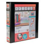 Elba Panorama 40mm 4 D-Ring Binder A4 Black Pack of 6 400008417