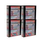 Elba Panorama 50mm 4 D-Ring Presentation Binder A4 Black (Pack of 4) 400008430