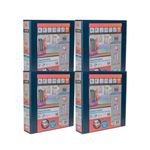 Elba Panorama 50mm 4 D-Ring Presentation Binder A4 Blue (Pack of 4) 400008431