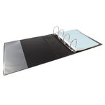 Elba Panorama 65mm 4 D-Ring Binder A4 Black Pack of 4 400008442