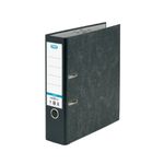 Elba 80mm Lever Arch File A4 Marbled Black Pack of 10 100081009