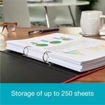Oxford 25mm 2 O-Ring Binder Laminated A4 Plus Blue 400017754