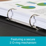 Oxford 25mm 2 O-Ring Binder Laminated A4 Plus Blue 400017754