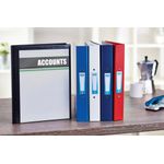 Elba Vision 25mm 2 O-Ring Presentation Binder A4 Blue 100080886