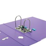 Elba 70mm Lever Arch File Plastic A4 Purple 100202167