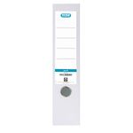 Elba 70mm Lever Arch File Plastic White A4 100102160