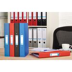 Elba 25mm Ring Binder Paper Over Board A4 Black Pack of 10 400033495