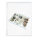 Oxford Punched Pocket A3 Portrait Polypropylene Clear 4x25 (Pack of 100) 400005480