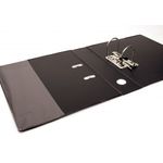 Elba Vision 70mm Lever Arch File A4 Black 100080896