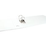 Elba 75mm Lever Arch File Oblong PVC A3 White Pack of 2 100082445
