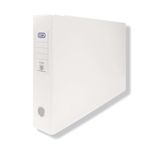 Elba 75mm Lever Arch File Oblong PVC A3 White Pack of 2 100082445
