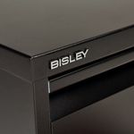 Bisley 4 Drawer Filing Cabinet Lockable 470x622x1321mm Black BS4E BLACK