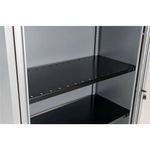 Bisley Slotted Shelf 914x390x27mm Black For Bisley Cupboards and Tambour Units BSSGY