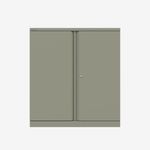 Bisley 2 Door Cupboard Empty 915x470x1000mm Goose Grey KF78709