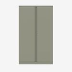 Bisley 2 Door Cupboard Empty 935x480x1575mm Goose Grey KF78712