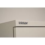 Bisley 2 Door Cupboard Empty 930x480x1975mm Goose Grey KF78715