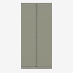 Bisley 2 Door Cupboard Empty 930x480x1975mm Goose Grey KF78715