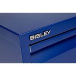Bisley 3 Drawers Filing Cabinet Lockable 470x622x1016mm Blue BS3E/BLUE