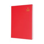 Collins A4 Desk Diary Week To View Red 2026 40-15.26