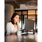 Contour Ergonomics Riser Style Laptop Stand For Laptops Up To 17 Inches Black CE10138