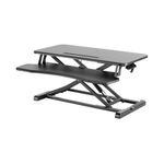 Contour Ergonomics Prem Sit/Stand Height Adj Workstation Blk CE10178