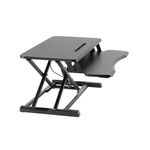 Contour Ergonomics Prem Sit/Stand Height Adj Workstation Blk CE10178