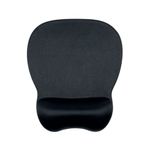 Contour Ergonomics Memory Foam Mouse Mat Wristrest Black CE77698