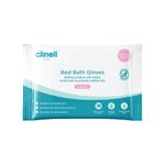 Clinell Carell Bed Bath Gloves (Pack of 8) CBBGL8