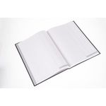 Ideal A4 Cashbook Casebound Double Cash 192 Pages Black 6424