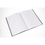 Ideal A4 Cashbook Casebound Feint 384 Pages Black 6448