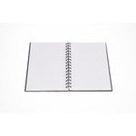 Ideal A5 Cashbook Wiro Feint 192 Pages Black 468W
