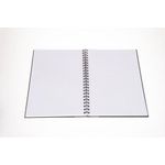 Ideal A4 Cashbook Wiro Feint 192 Pages Black 6428W