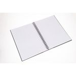 Ideal A4 Cashbook Wiro Feint 192 Pages Black 6428W