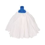 2Work Big White T1D Socket Mop x10 Blue Pack of 10 105514BLUE