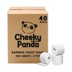 Cheeky Panda 2-Ply Toilet Tissue 400 Sheets (Pack of 40) PFB2BTOILT40