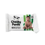 Cheeky Panda Sustainable Bamboo Baby Wipes x60 Wipes Unscented (Pack of 12) BABYW-GBR