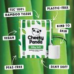Cheeky Panda 3-Ply Toilet Tissue 200 Sheets Plastic Free (Pack of 48) PFTOILT48